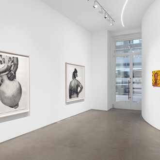 Ifeyinwa Joy Chiamonwu, Manuscripts of tradition, exhibition view. Courtesy of Jack Shainman Gallery