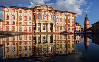 Construction began in 1720 under Prince-Bishop Damian Hugo von Schönborn