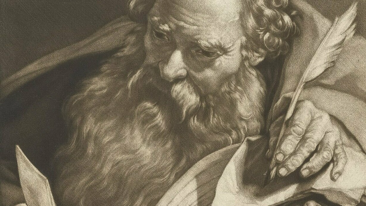 "El apóstol Pablo de Tarso", impresión, entre 1683 y 1746