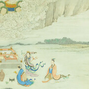 Yáo Wényuán, Illustrations to nine odes to the Emperor (detail), XVIII century. Courtesy of New Tretyakov Gallery