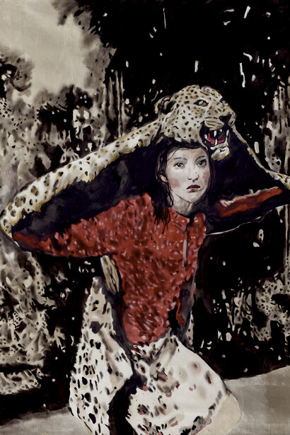 Andrea Saltini, Ofelia (dettaglio), 2025. Cortesia di Teatro Sociale di Novi di Modena