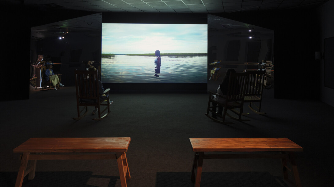 J.J. Anderson, Sometimes I feel like I am almost home, exhibition view. Courtesy of CAAM