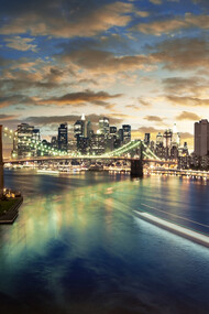 New York City by night