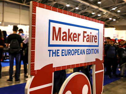 Il progetto Ally alla Maker Faire, edizione passata, vista della mostra. Per gentile concessione di Maker Faire