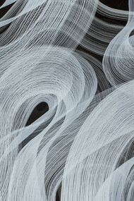 Shahla Dadsetan, "Sans titre", pigment and acrylic medium on canvas, 89 x 146 cm, 2018 © Nabil Boutros