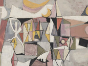 Ethel Fisher, Carnival, 1954. Courtesy of LewAllen Galleries