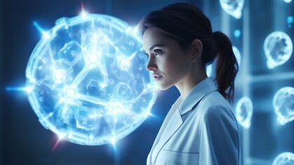 A researcher visualizes the molecular architecture of life, unlocking the immune system’s hidden blueprint through the study of polypeptides