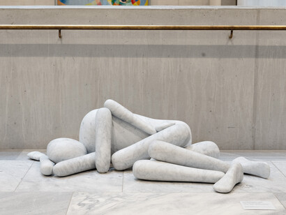 The weight of being. Wilhelm Lehmbruck: the final years, exhibition view. Courtesy of Kunsthaus Zürich