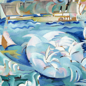 Alice Bailly, Rade de Genève ou Vol de mouettes, 1915. Mit freundlicher genehmigung des Kunsthauses Zürich
