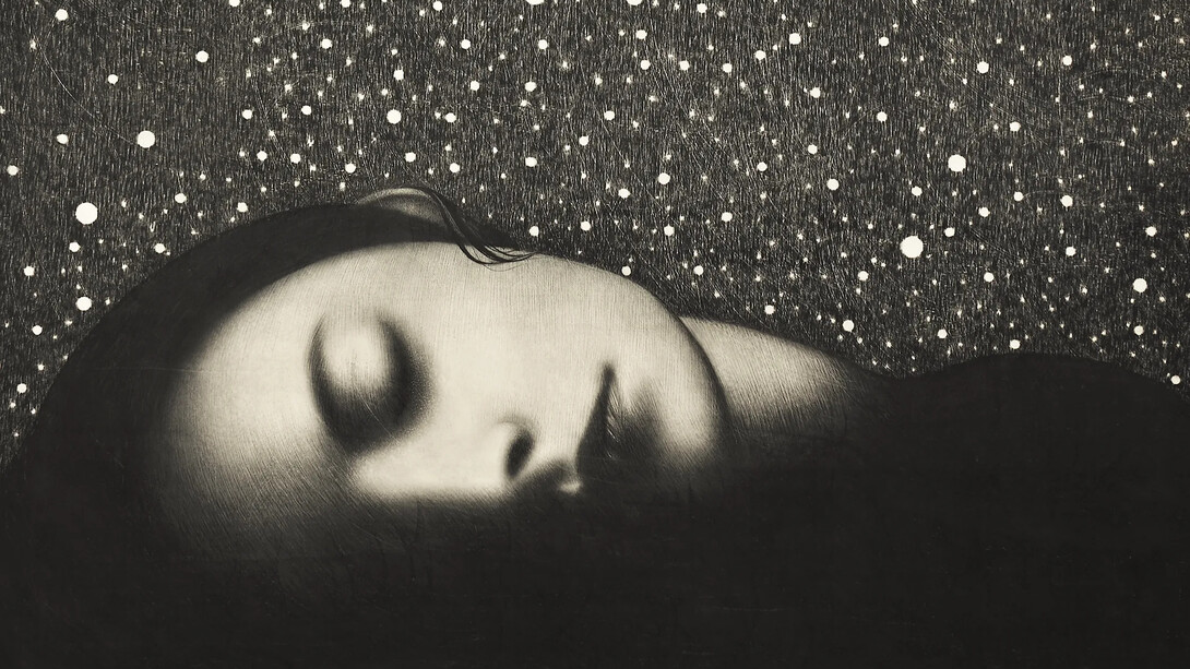 Omar Galliani, Del sonno (detail). Courtesy of the Monumental Complex of the Pilotta
