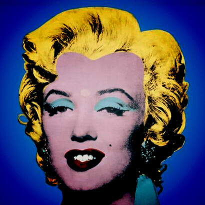Andy Warhol Shot Sage Blue Marilyn (1964)