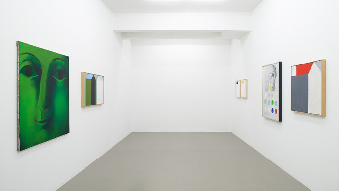 Horst Antes, Ich bin das haus, ausstellungsansicht. Mit freundlicher genehmigung der Galerie Meyer Riegger