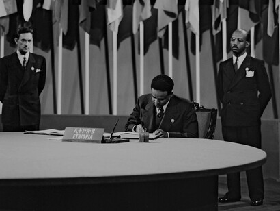 Firma de la Carta de las Naciones Unidas, 26 de junio de 1945