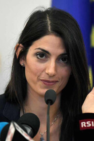 La sindaca di Roma, Virginia Raggi