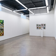 Maia Cruz Palileo, Branch dance, exhibition view. Courtesy of moniquemeloche