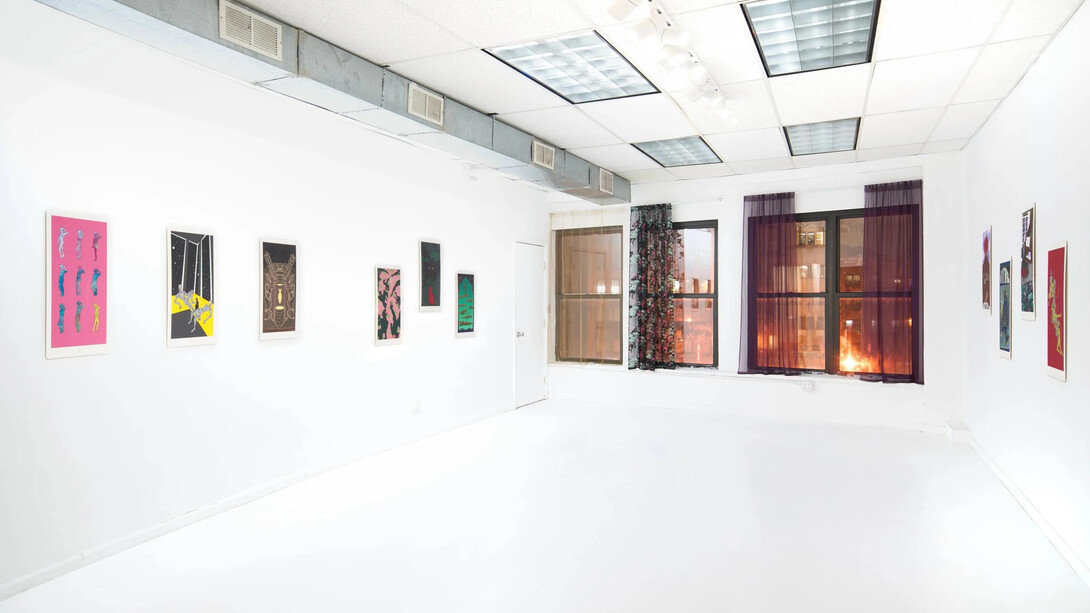 My Barbarian, Cat suit, exhibition view. Courtesy of Lubov 