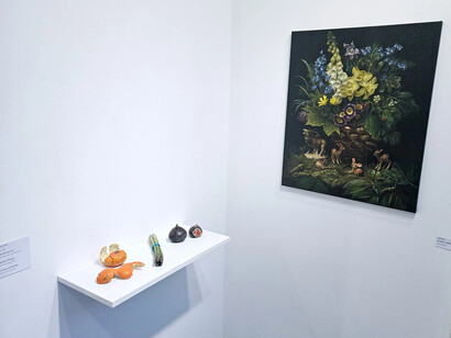 Angela Lizon and Russell Webb, Wonderland, exhibition view. Courtesy of James Freeman Gallery