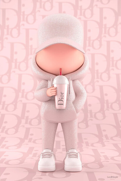 Leo et Steph, Kidcup Dior V10 shinny (Small) (detail), 2021. Courtesy of Markowicz Fine Art