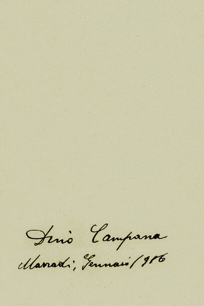 Per Dino Campana, da Marradi a Ravenna. Per gentile concessione della Pallavicini22 Art Gallery