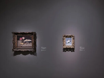 Carl Schuch und Frankreich, ausstellungsansicht. Mit freundlicher genehmigung des Städel Museums