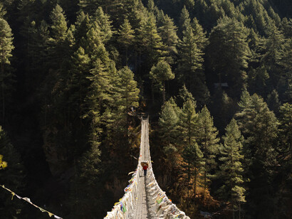 Sasha Bezzubov, On Everest. Courtesy of Front Room Gallery