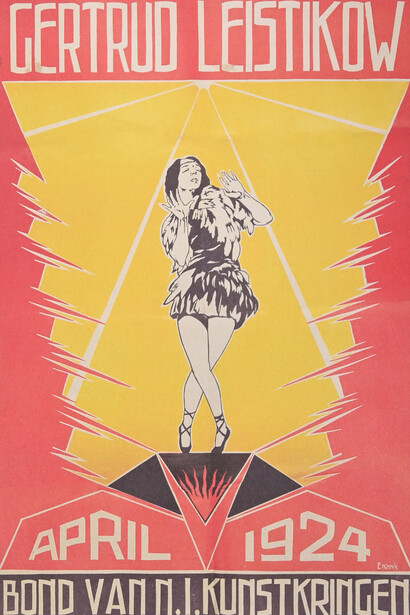 Enzink, affiche Gertrud Leistikow, 1924. Courtesy of Museum Het Schip