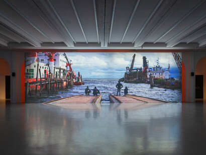 Som Supaparinya, The rivers they don’t see (extended), ausstellungsansicht. Mit freundlicher genehmigung der Kestner Gesellschaft