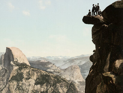 William Henry Jackson, View from Glacier Point of the South Dome or Half Dome, Yosemite Valley, California (detail), 1898. Courtesy of Museum Ludwig