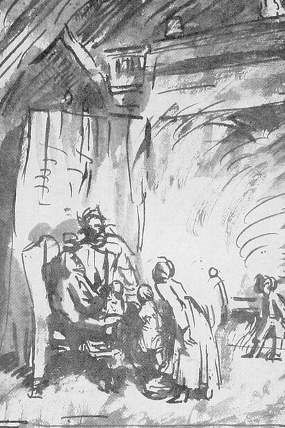 A Baby in a Bassinette by Edna Clarke Hall, included in The Slade: A Collection of Drawings and Paintings by Past and Present Students of the London Slade School of Art