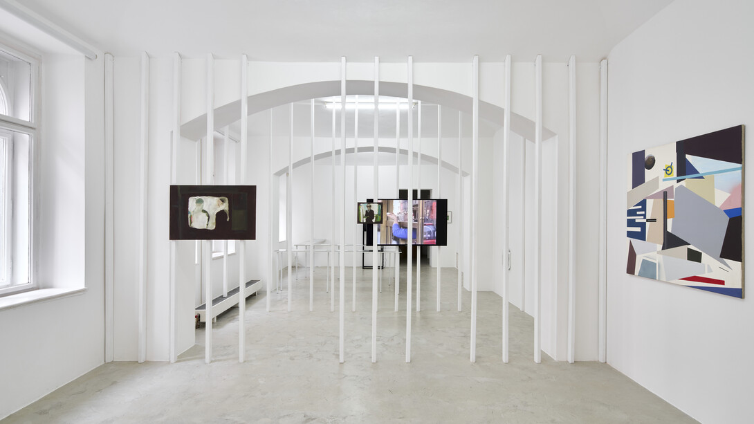 Various artists, Local stigma, exhibition view. Courtesy of Hunt Kastner