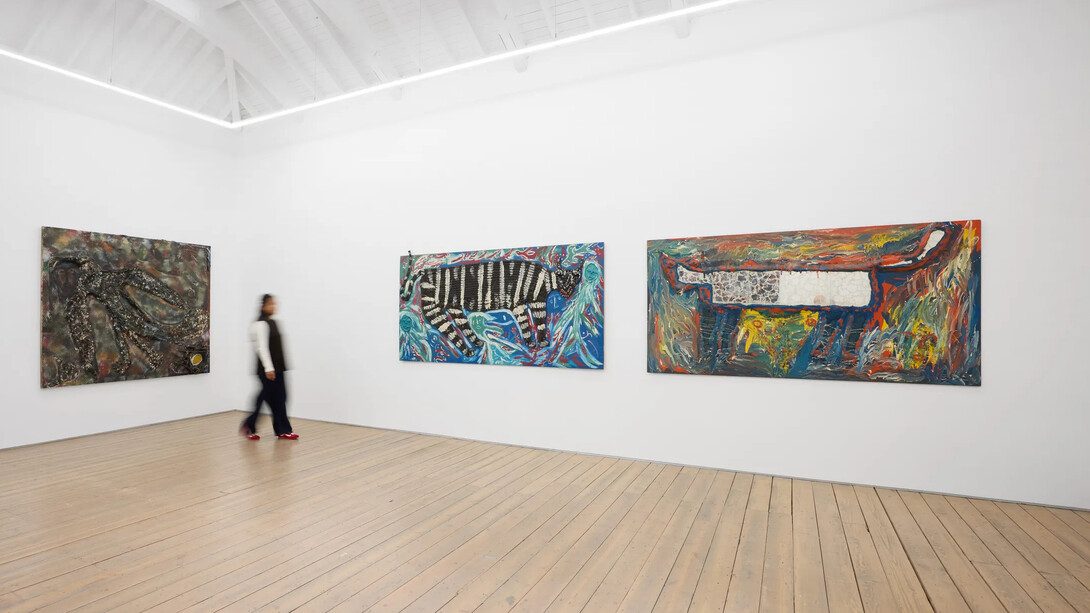 Thornton Dial, From bessemer to the cosmos, exhibition view. Courtesy of Edel Assanti