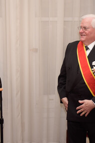 October 1, 2018 with HE Archbishop Paul Richard Gallagher, secretary for a relations with states for the Vatican number three in the world (foreign minister of the Vatican state)