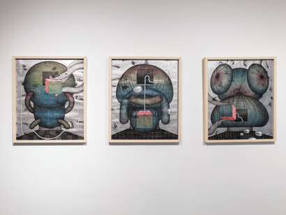 Jen Liu, Pound of flesh, exhibition view. Courtesy of Silverlens