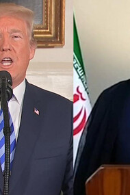Donald Trump e Hassan Rouhani