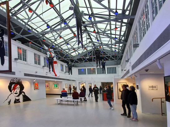 Exhibition overview of Banksy: Limitless in Old Brompton Road, London UK 2025 © Banksy / the Author 2025