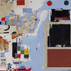 Sam Middleton, Theme (detail), 1991. Courtesy of Spanierman Modern