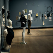 Fashion x craft: echoes of tomorrow, ausstellungsansicht. Mit freundlicher genehmigung der Gemäldegalerie