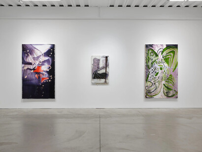 Various artists, A petal's edge, exhibition view. Courtesy of Casemore Gallery