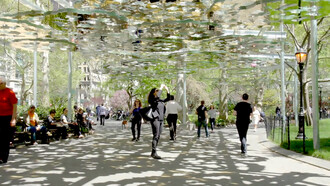 Teresita Fernández: Fata Morgana in Madison Square Park, USA