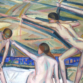 Alice Bailly, Tireurs d‘arc, 1911. Avec l'aimable autorisation du Kunsthaus Zürich