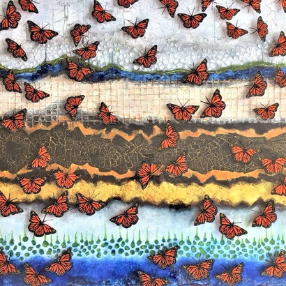 Kathleen Kane-Murrell, She follows the sun, 2025. Courtesy of bG Gallery