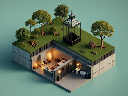 Projekt mit reduzierter oder minimaler Belichtung: gedämpftes Licht