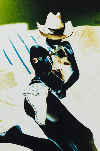 Lola Flash, Cow girl (Cross colour series) (detail), c. 1994. Courtesy of Jenkins Johnson Gallery