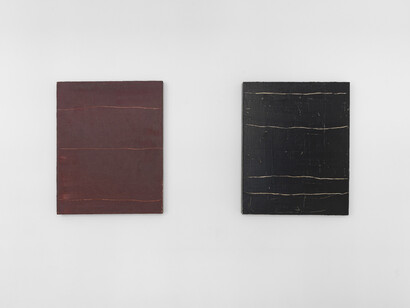 Enrich.R, Early lines, exhibition view. Courtesy of Alzueta Gallery