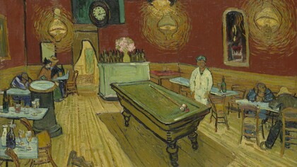 "El café nocturno", óleo sobre lienzo, Vincent van Gogh, 1888