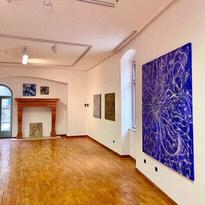 Installation view highlighting Alberto Di Fabio’s debut exhibition in Croatia. Courtesy of the artist