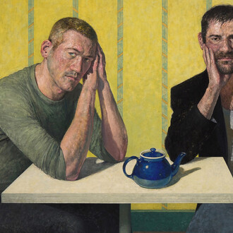 Forrest Williams, Blue teapot (detail), 2025. Courtesy of the Schoolhouse Gallery