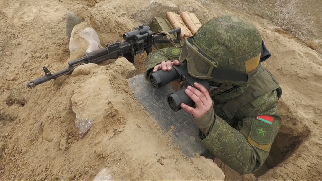 CSTO collective peacekeeping forces in Kazakhstan 2022, Belarus soldier