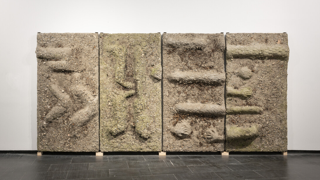 Les arts de la Terre, vue de l'exposition. Avec l'aimable autorisation du musée Guggenheim de Bilbao