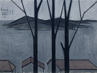 Bernard Buffet, Ile de Port-Cros, 1953. Courtesy of Opera Gallery